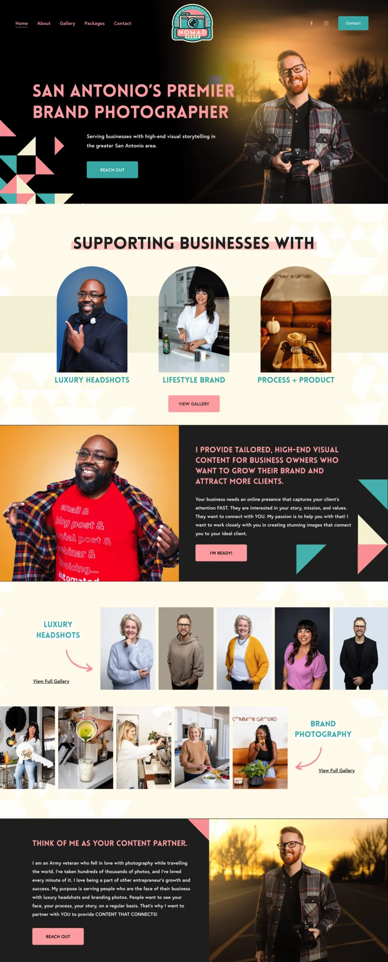 Photos by Nomad — SEO-led web build